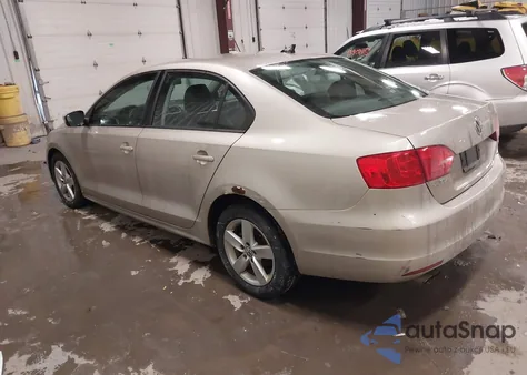 2012 Volkswagen Jetta 2.0L Tdi из США, поврежденный, VIN 3VW3L7AJXCM116082